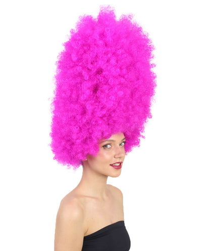 Wigs2youハロウィンパーティープレミアムレディースH-2009 着けやすい 非常に快適 スーパーサイズジャンボネオンフューシャアフロウィッグ