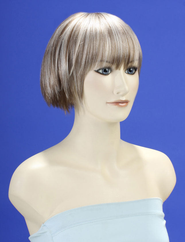 ハロウィンパーティープレミアムレディース W-1007 ブラウンシルバーグレイHL ファンシーキャラクターファッションウィッグ ソフト合成繊維