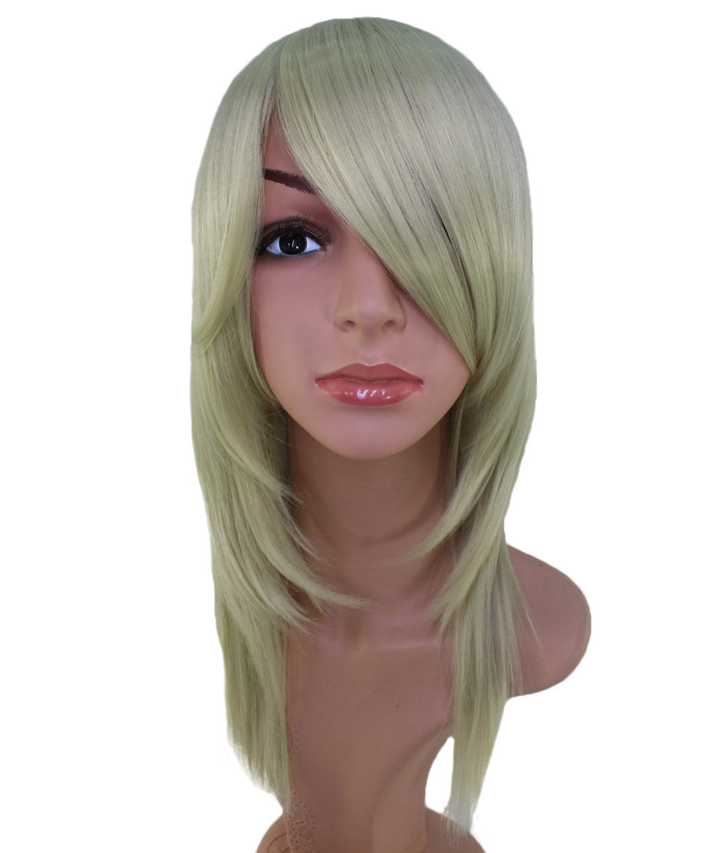 レディースファッション C-071 ロングストレート C-ワインレッド コスプレヒートスタイラブルウィッグ