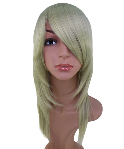 レディースファッション C-071 ロングストレート C-ワインレッド コスプレヒートスタイラブルウィッグ