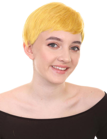 Wigs2you ハロウィンパーティープレミアム レディース H-594 コウノトリウィッグ ゴールデンイエロー