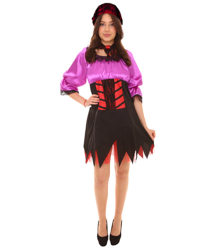 ウィメンズ JCP-021_9 コスチューム セクシー パイレーツ ダークパープル コスプレ コスチューム