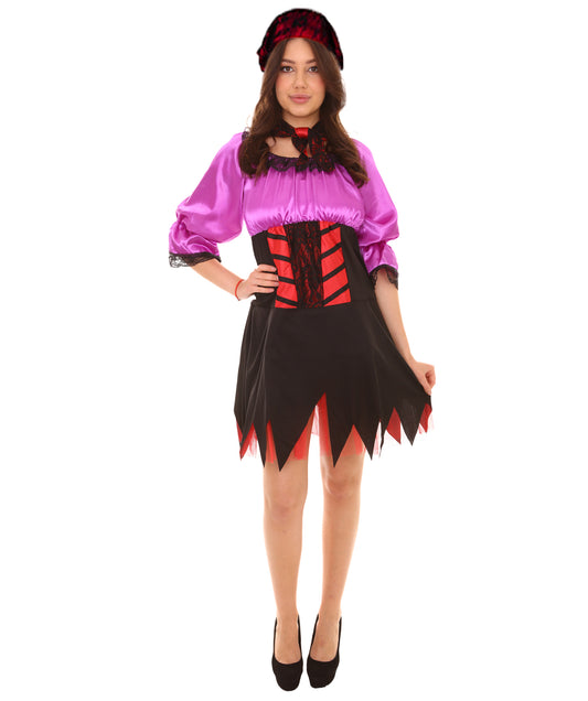 ウィメンズ JCP-021_9 コスチューム セクシー パイレーツ ダークパープル コスプレ コスチューム