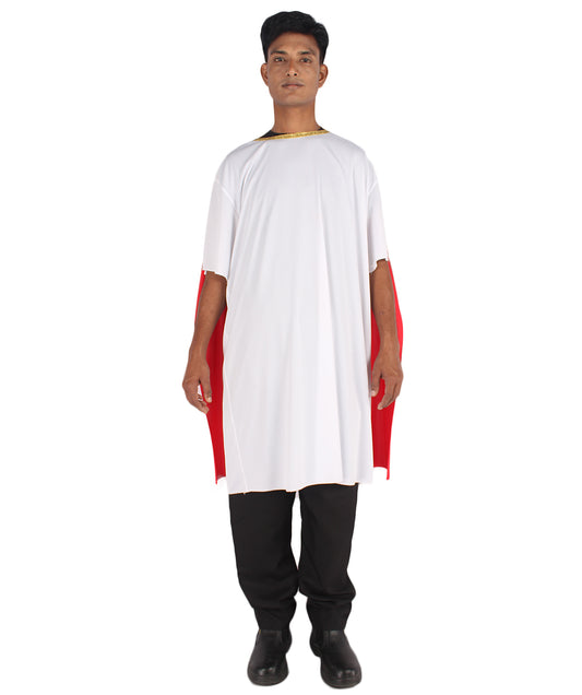 Adult Men's JCO-052 Roman Dictator Historical Costume Red & White Cosplay Costume