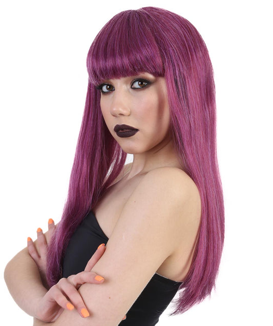 Wigs2you ハロウィンパーティープレミアム H-1857 着け心地が良い とても快適 大人用 女性 コスプレウィッグ ディセンダンツ2 マル
