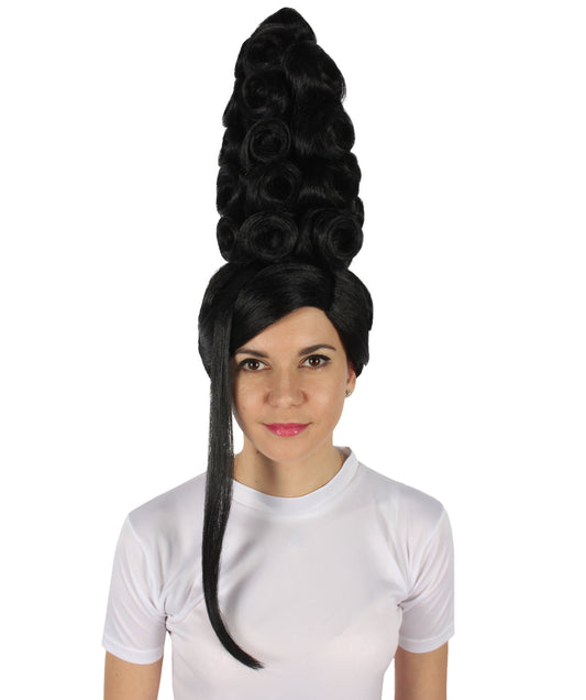 Wigs2you ハロウィンパーティ プレミアムレディース Cardi B ブラックウィッグ H-5731