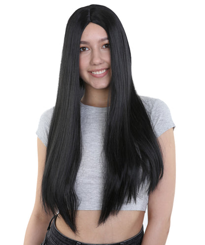 Wigs2you ハロウィンパーティープレミアム H-867 悪の花嫁 II 女性ウィッグ ブラックカラー