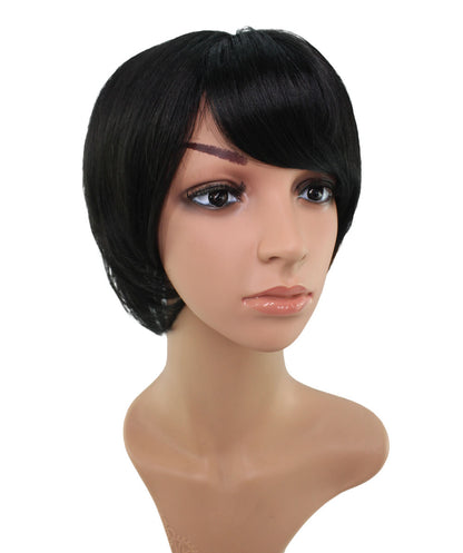 耐熱商品☆毛先のシャギーでスッキリとナチュラルに♪ さらさらロングストレートスタイルです♪ ウィッグネット付き♪ W-565"