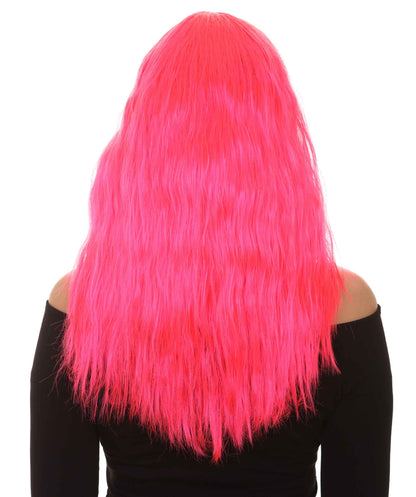 Wigs2you ハロウィンパーティープレミアムレディース H-1756 華やかに見えるグラマラマ ネオンピンクウィッグ