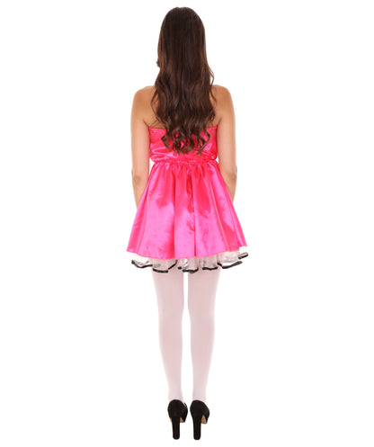 女性用 JCO-342_11 プロムドレス コスプレ ダークピンク コスチューム