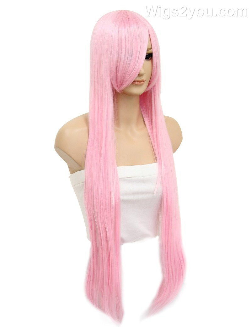 レディースファッション C-050 ロングストレート C-ライトピンク コスプレ ヒートスタイルウィッグ