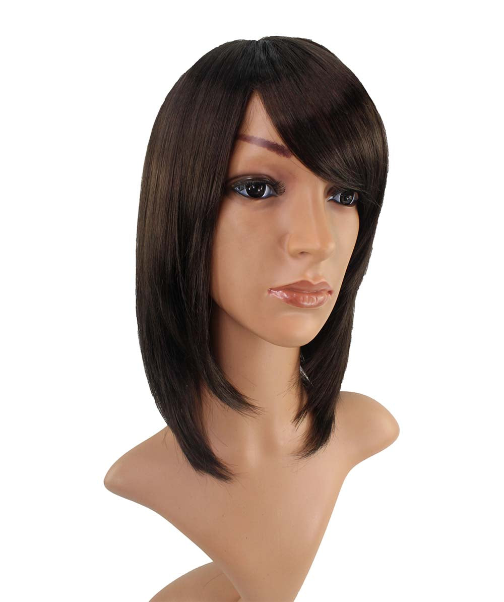 ミディアムウィッグ | イイ女の雰囲気のあるフェミニンMAXの一品 | 美人髪に拘る方におススメ | ウィッグネット付き W-213