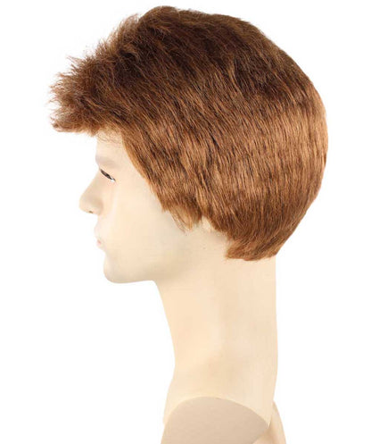 男性 ファンシー ブラウン ウィッグ H-2304 コレクション プレミアム 通気性のあるキャプレスキャップ