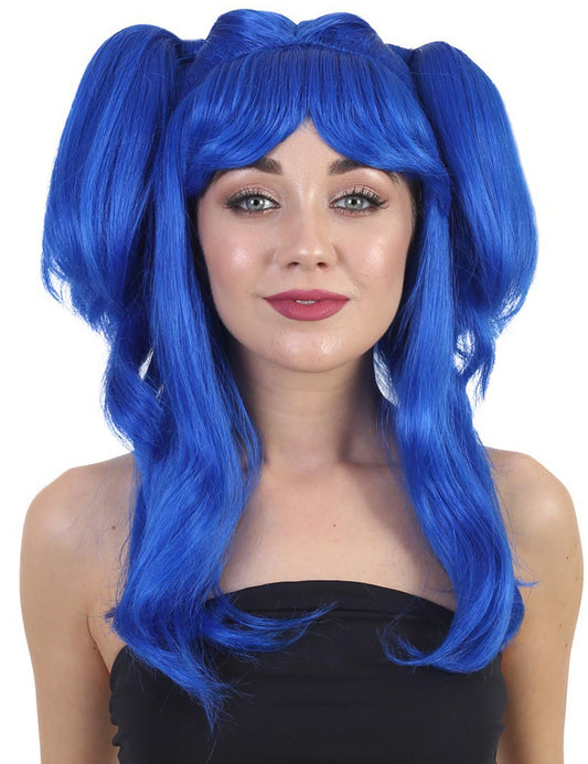 Wigs2you ハロウィンパーティープレミアム レディース H-784 バナナエンジェルウィッグ ダークブルー色