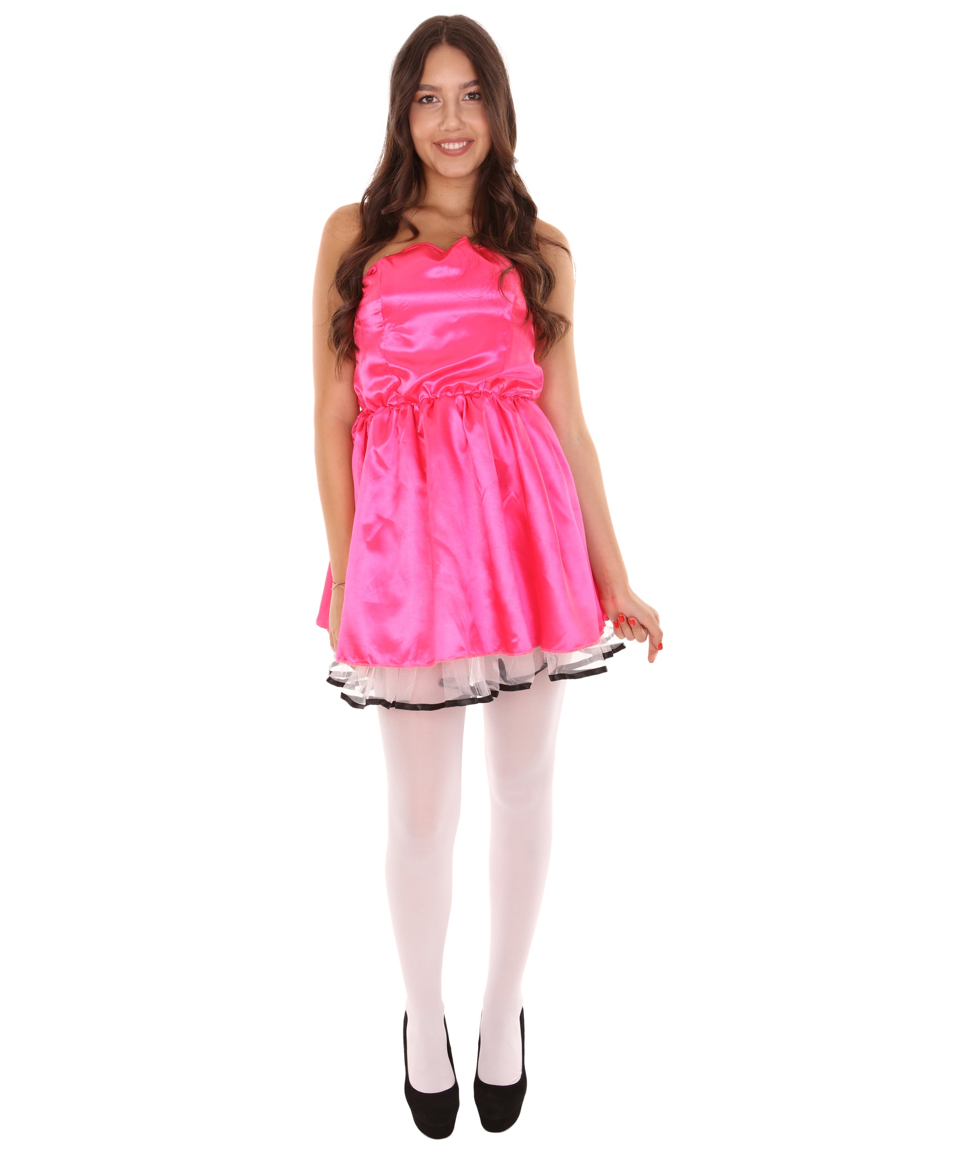 女性用 JCO-342_11 プロムドレス コスプレ ダークピンク コスチューム