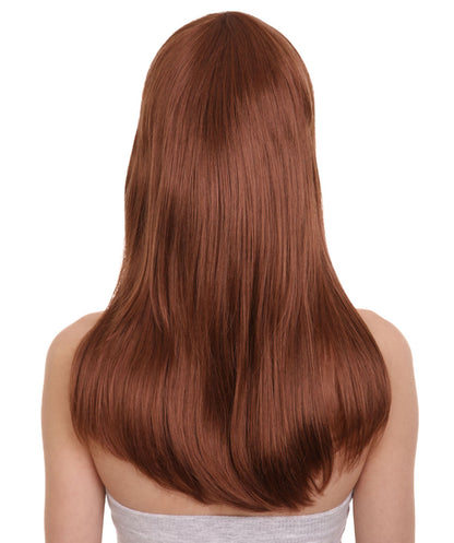 Wigs2you ハロウィン パーティー プレミアム レディース H-1066 とても快適なグラマー グリーン ウィッグ オーバーン ブラウン色