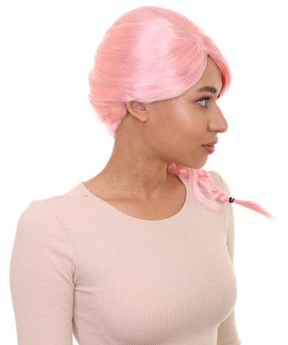 Wigs2you ハロウィン パーティー プレミアム レディース H-1173 とても快適な Lt ピンク編み込みウィッグ
