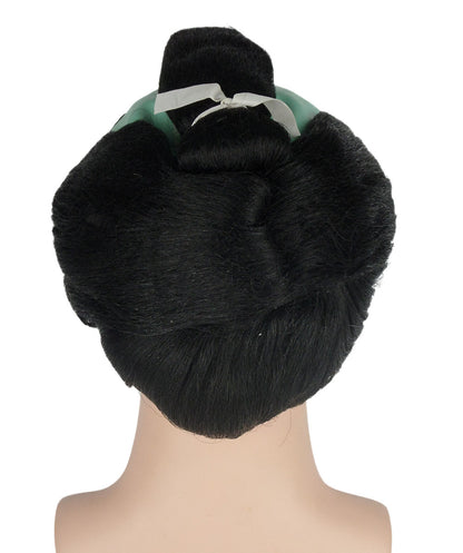 Wigs2you ハロウィンパーティープレミアム メンズ H-612 サムライ ブラックカラーウィッグ