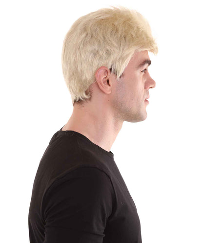 ハロウィンパーティー プレミアム 男性用 H-2303 ファンシーブロンド ウィッグ