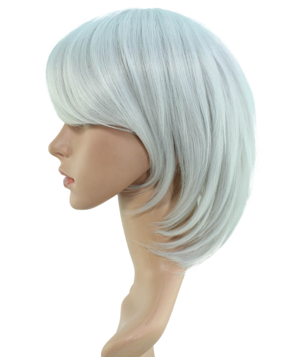 レディースファッション C-058 ミディアム C-ダークネイビー コスプレヒートスタイラブルウィッグ
