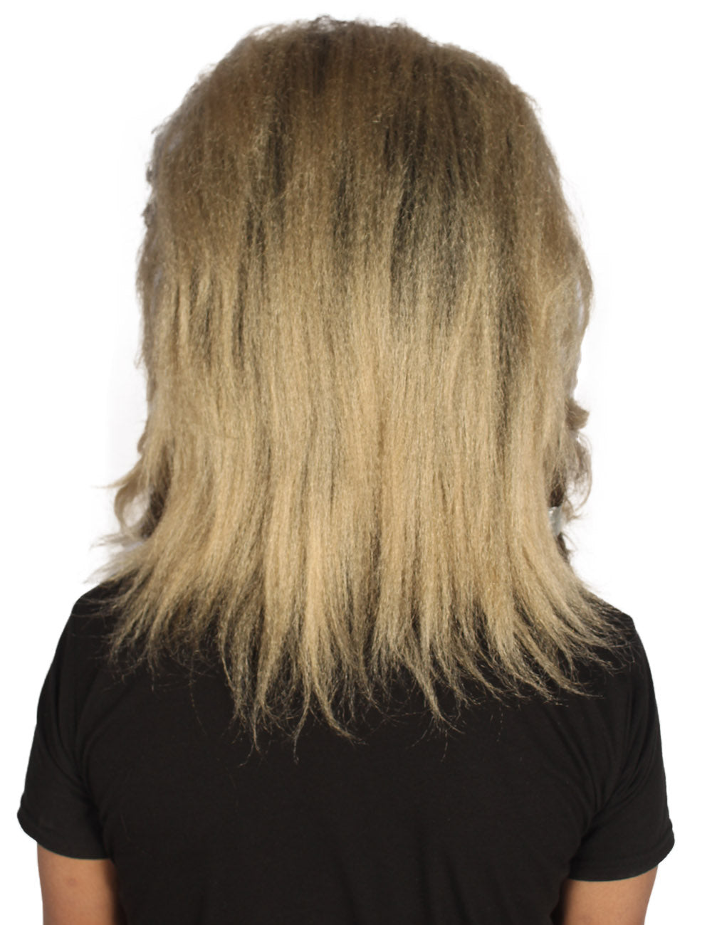 ハロウィンパーティ プレミアムメンズ H-5550 長いヘアリー エルダーウォリアーエイプ ミリタリーリーダー レジスタンスファイター ブラウン コスプレウィッグ & マスク