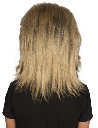 ハロウィンパーティ プレミアムメンズ H-5550 長いヘアリー エルダーウォリアーエイプ ミリタリーリーダー レジスタンスファイター ブラウン コスプレウィッグ & マスク