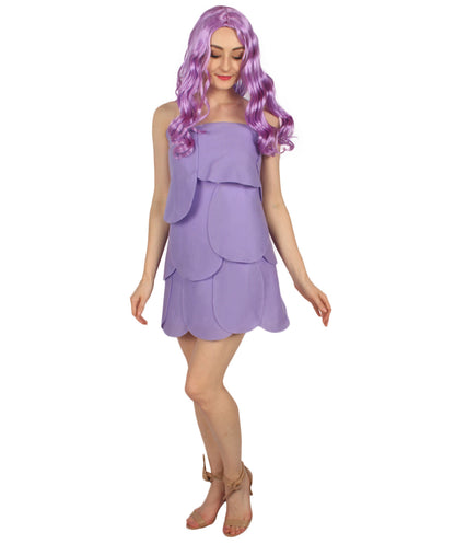 女性 JCP-045 のアニメイテッドトロール衣装 パープルカラーコスプレ衣装