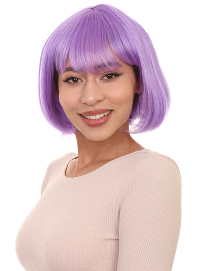 Wigs2you ハロウィンパーティープレミアムレディース H-543 パープル "ウィッチ" ボブウィッグ