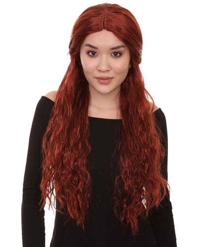 Gilded Goddess Wigs Collectionウィッグ コレクション | ロングレディースキャラクターコスプレハロウィンウィッグ | プレミアム通気性キャップレスキャップ H-370