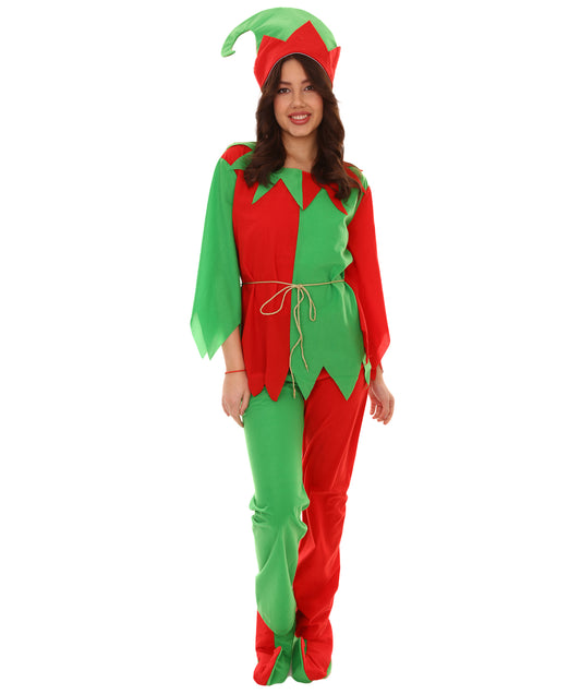 Wigs2you.com JCX-002 女性用クリスマスサンタヘルパーコスチューム,コスプレ衣装 。