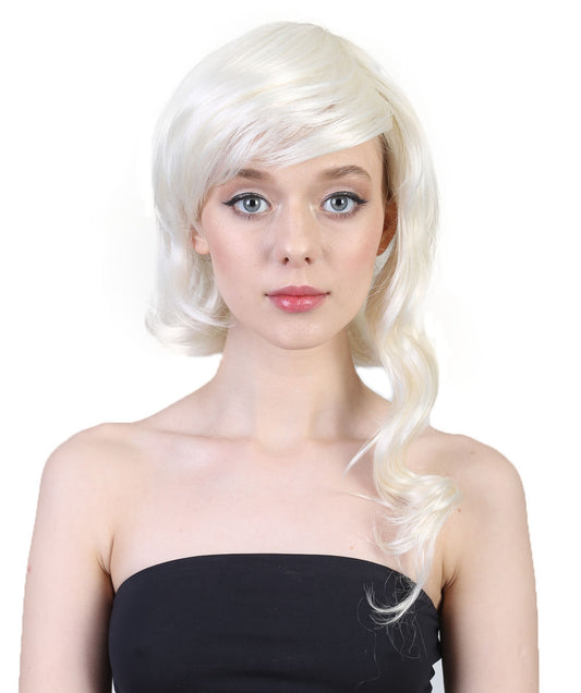 Wigs2you ハロウィンパーティ プレミアムレディース H-2073 とても快適 ファイナルファンタジー ライトニング ホワイト コスプレウィッグ