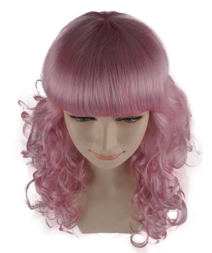 Wigs2you ハロウィン パーティー プレミアム H-826 バットマン 女性ジョーカー ウィッグ Lt ピンク色