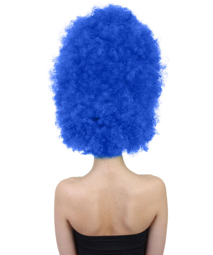 Wigs2youハロウィンパーティープレミアムレディースH-2005 着けやすい 非常に快適 スーパーサイズジャンボダークブルーアフロウィッグ