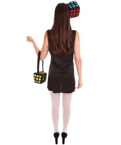 女性 JCO-433 のルービックキューブコスチューム マルチハロウィンコスチューム