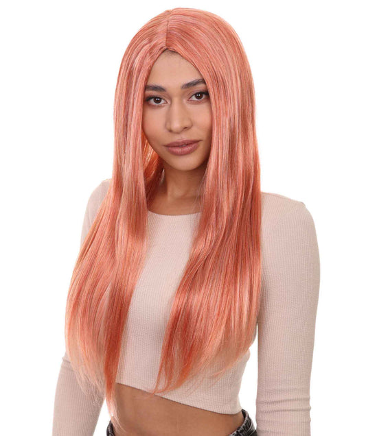 Wigs2you ハロウィンパーティープレミアム H-866 悪の花嫁 II 女性用ウィッグ ピーチ色
