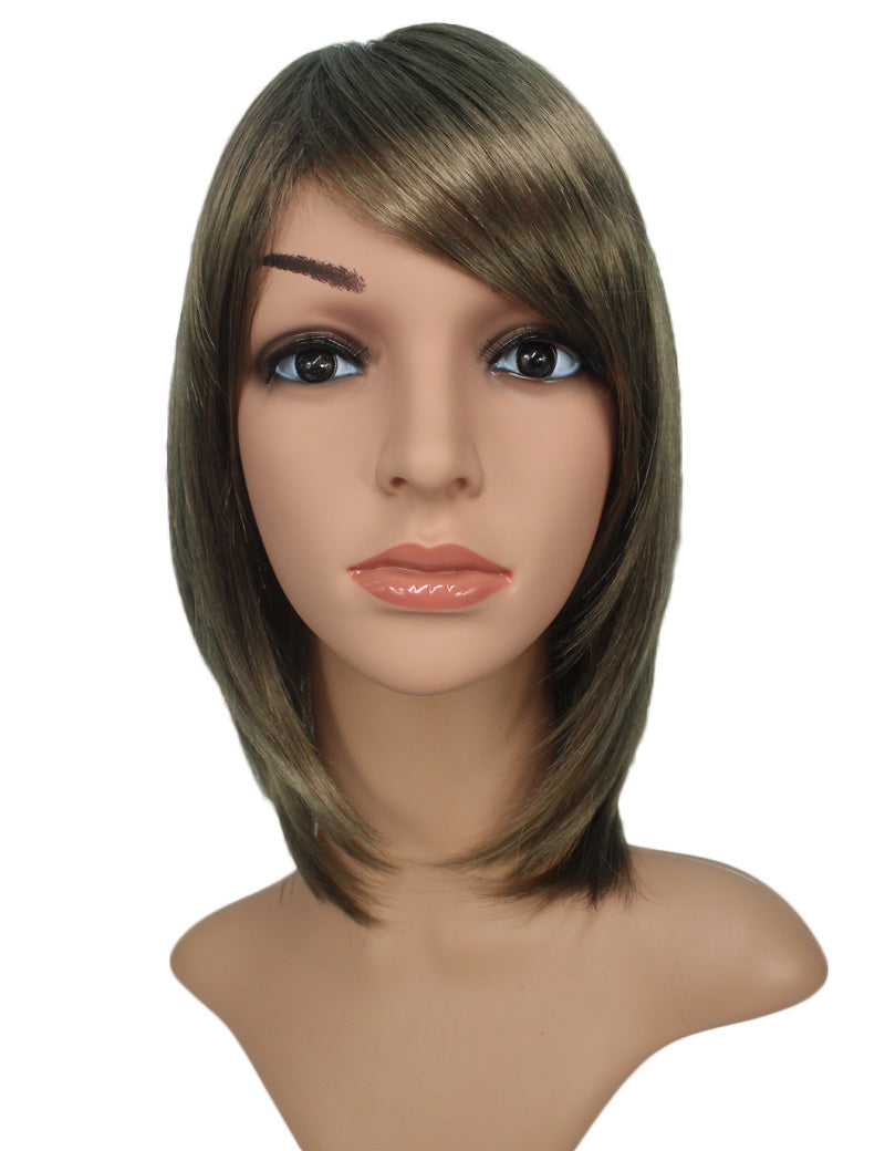 ミディアムウィッグ | イイ女の雰囲気のあるフェミニンMAXの一品 | 美人髪に拘る方におススメ | ウィッグネット付き W-213