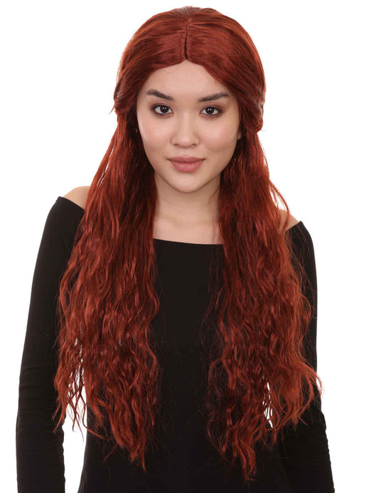 Gilded Goddess Wigs Collectionウィッグ コレクション | ロングレディースキャラクターコスプレハロウィンウィッグ | プレミアム通気性キャップレスキャップ H-370
