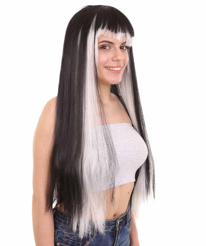 ハロウィンパーティープレミアムレディース H-3408 トゥートーンゴシックヴァンパイアウィッグコレクション