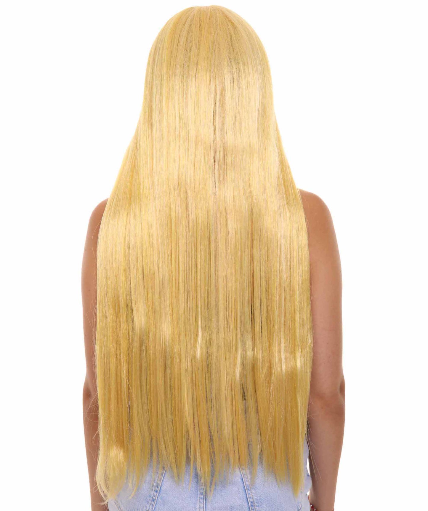 ハロウィンパーティープレミアム H-5253 女性用ロングレングスブロンドセレブリティウィッグ ブロンド