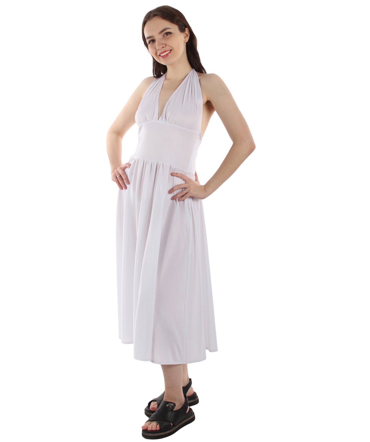女性 JCP-118 のマリリンドレスコスチューム ホワイト コスプレコスチューム