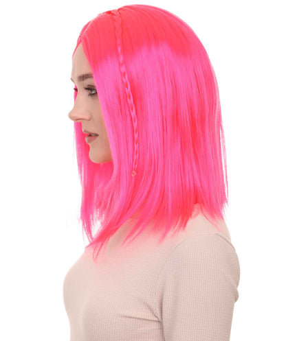 Wigs2you ハロウィンパーティープレミアム レディース H-925 スワンプクイーンウィッグ ネオンピンク色