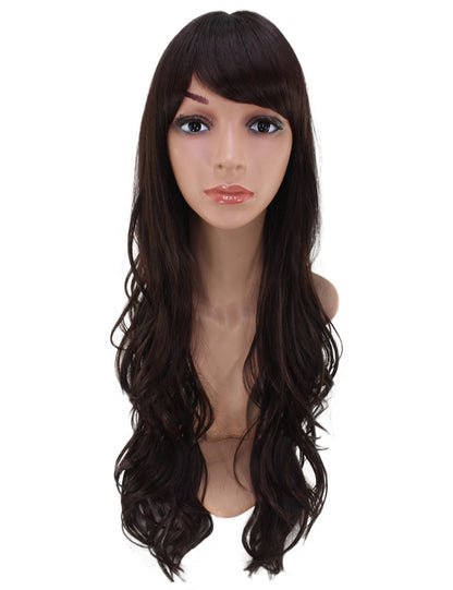 耐熱商品 ロングウィッグ ナチュラルウェーブで女の子らしいスタイルに 74cmで超ロング！ ウィッグネット付き W-519