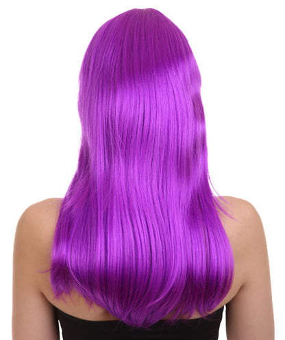 Wigs2you ハロウィン パーティー プレミアム レディース H-1070 とても快適なグラマー グリーン ウィッグ ネオン パープル カラー