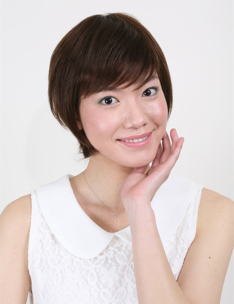 若々しい短い優雅さ プレミアム100% 人毛バンドル by 若者向け HH-117 簡単に着用できます