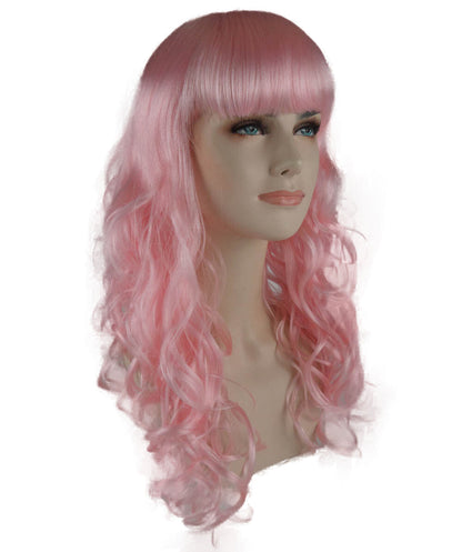 Wigs2you ハロウィン パーティー プレミアム H-825 バットマン 女性ジョーカー ウィッグ ソフトピンク色