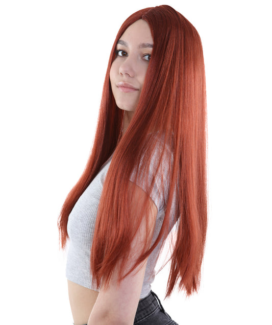 Wigs2you ハロウィンパーティープレミアム H-851 悪の花嫁 II 女性用ウィッグ ダークオーバーン色