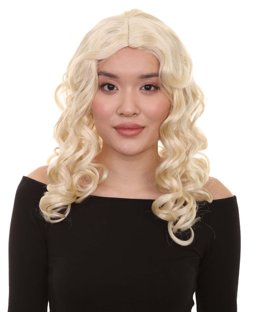 Wigs2you ハロウィン パーティー プレミアム レディース H-1101 とても快適なアリスウィッグ 鏡の国のアリス Lt ブロンドカラー