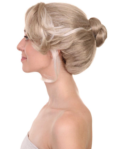プレミアムハロウィンパーティー 女性 H-5405 ショートアップドバン アマゾンの森の野生動物医ウィッグ ブロンド