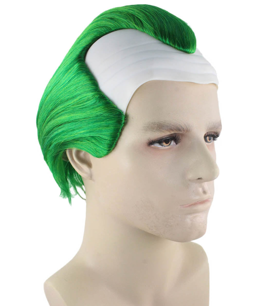 ハロウィンパーティー プレミアム 男性用 H-2503 グリーン ジョーカー ウィッグ