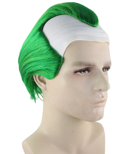 ハロウィンパーティー プレミアム 男性用 H-2503 グリーン ジョーカー ウィッグ